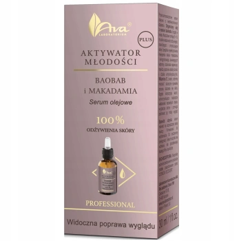 AVA LABORATORIUM Aktywator Młodości PLUS Baobab i Makadamia 30 ml